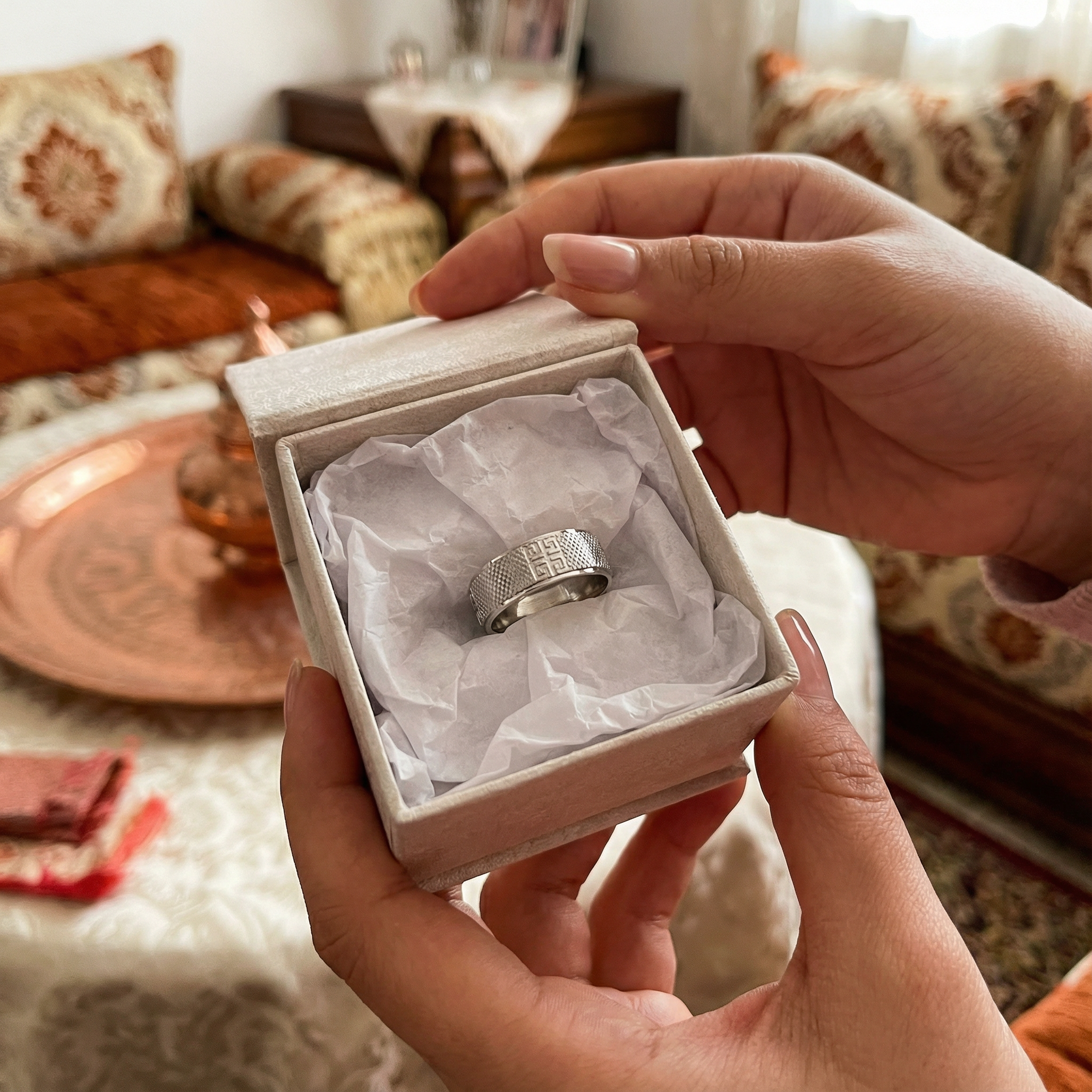 Bague Élégante en argent 925s - Design Unique pour Toutes les Occasions