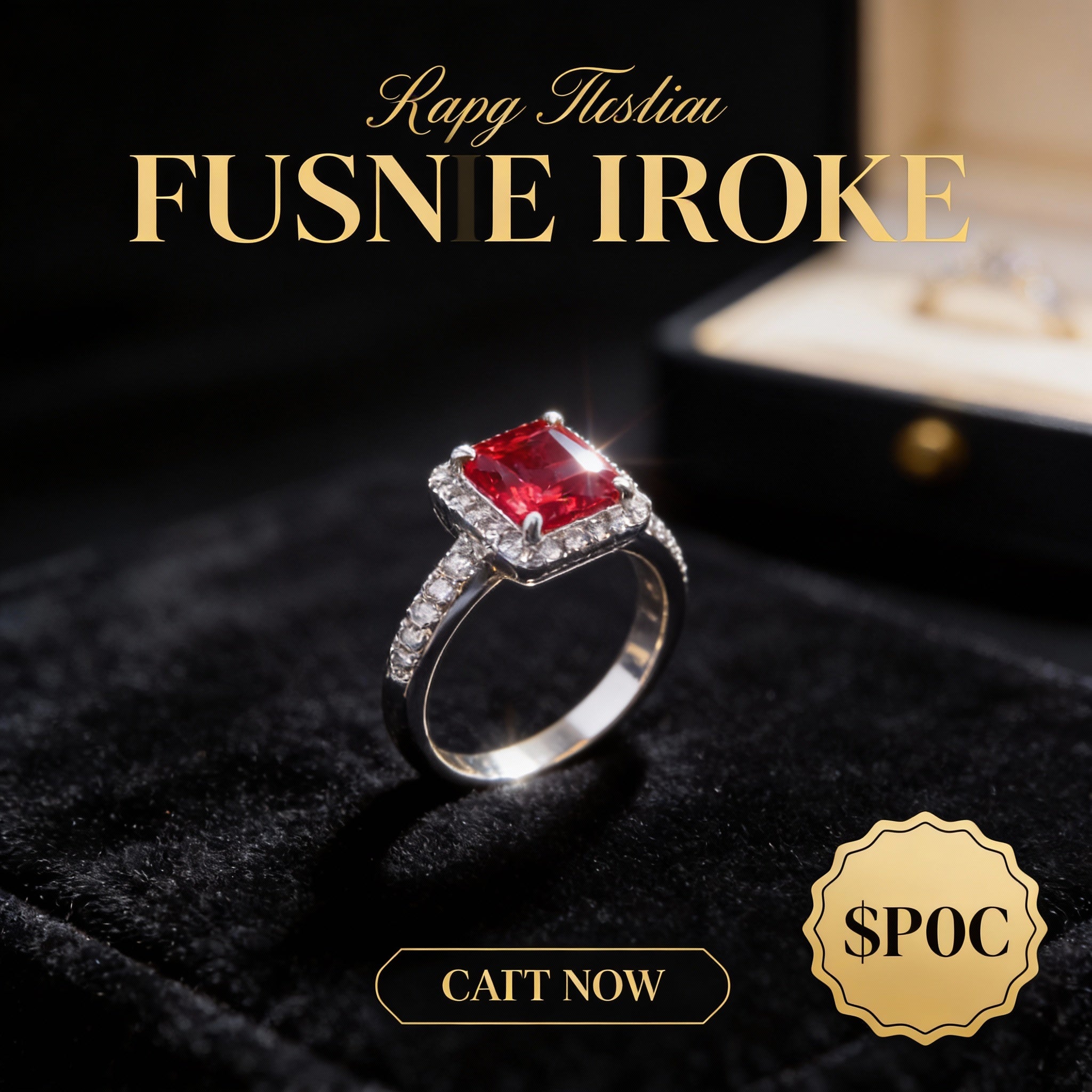 Bague Femme Argent 925 Pierre Rubis - Élégante et Chic